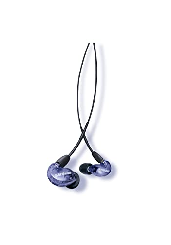 【VGP 殿堂入り金賞】SHURE シュア イヤホン : 有線 SE215SPE-PL-A パープル 高遮音性 ゲーム ゲーミング スペシャルエディション カナル型 ワイヤレス変換可(別売) MMCX リケーブル プロ仕様 低音強化 配信 音楽 オーディオリスニング レコーディング 録音 楽器 在宅勤務 リモートワーク テレビ ケーブル長116 cm 【国内正規品/メーカー保証2年】 画像1