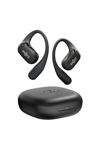Shokz (ショックス) OpenFit 2+ オープンイヤー イヤホン ワイヤレスイヤホン 【Dolby Audio対応 / 17.3mm 大型ドライバー / 合計48時間再生 / 音漏れ抑制技術 / IP55防水】 Bluetooth 5.4 物理ボタン ワイヤレス充電 急速充電 マイク付き AIノイキャン通話 9.4g超軽量 耳を塞がない 2025最新 アップグレード版 ブラック 画像1
