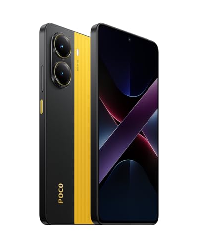 Xiaomi POCO X7 Pro 8GB+256GB 日本語版 Simフリー スマートフォン 90Wハイパーチャージ 120Hz 有機ELディスプレイ IP68防塵・防水 docomo/au/SoftBank/Rakuten Mobile 回線対応 イエロー 1枚目 画像