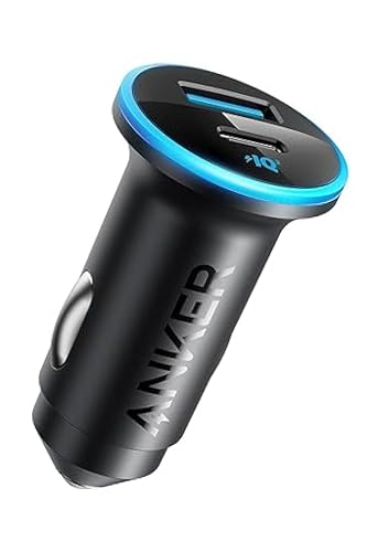 Anker 323 Car Charger (52.5W) (USB PD対応 52.5W 2ポート USB-C カーチャージャー) 【PowerIQ 3.0搭載 / コンパクトサイズ】iPhone Galaxy Android スマートフォン ノートPC iPad 各種 その他機器対応 各種対応 1枚目 画像