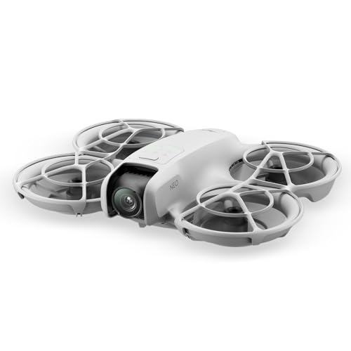 DJI Neo ドローン カメラ付き 4K UHDカメラ搭載 小型ドローン fpv 135g軽量 自動追跡ドローン 室内外 空撮ドローン 手のひらから離陸 被写体トラッキング 自動帰還 クイックショット 手ぶれ補正動画 アプリ手動操作 内蔵プロペラガード（コントローラー不要）バッテリー1個付き 画像1