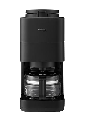 パナソニック コーヒーメーカー 全自動 ミル付き 沸騰浄水機能 デカフェ豆コース搭載 ブラック NC-A58-K 最後 画像