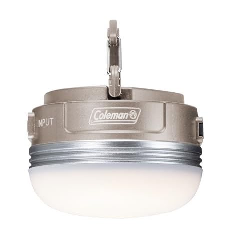 Coleman(コールマン) 【Amazon.co.jp限定ベージュ】ハンギングEライト LED 防災 停電 充電式 アウトドア キャンプ 登山 照明 小型 作業灯 卓上 USB充電 画像1