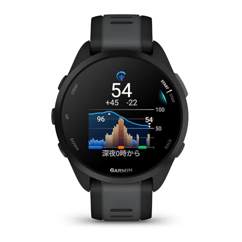 ガーミン(GARMIN) Forerunner 165 Music BlackGray ランニングGPSウォッチ Android/iOS対応 Suica機能搭載 AMOLEDディスプレイ【日本正規品】 最後 画像
