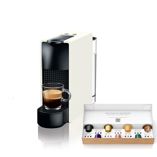ネスプレッソ カプセル式コーヒーメーカー エッセンサ ミニ ピュアホワイト C 水タンク容量0.6L コンパクト 軽量 C30-WH-W 画像1