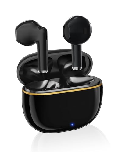 【2025新型 Bluetooth5.4】AOKIMI ワイヤレスイヤホン bluetooth イヤホン ブルートゥース 小型/軽量 ぶるーとぅーす V12 イヤホン Hi-Fi 最大36時間再生 CVC8.0/ENC/AAC IPX7防水 タッチ式音量調整 片耳/両耳0516(ブラック) 1枚目 画像
