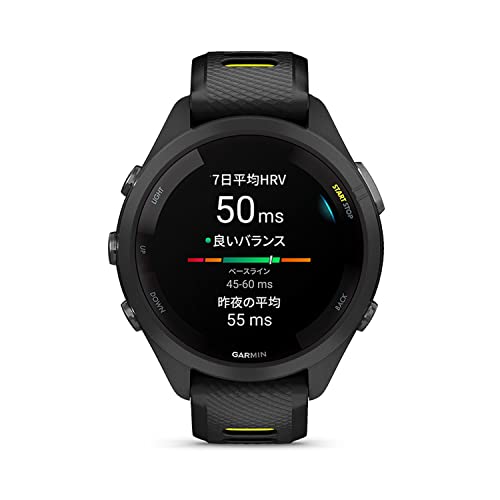 GARMIN（ガーミン）GPSランニングウォッチ Forerunner 265S Music Black 【日本正規品】 中間 画像