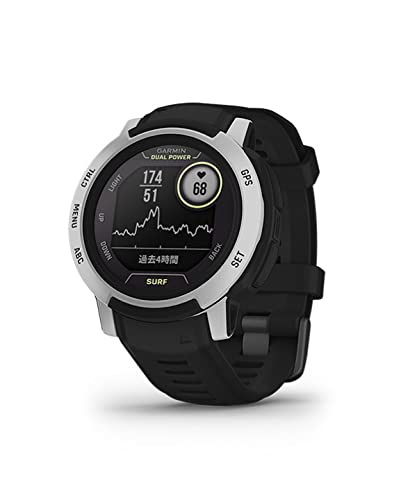 ガーミン(GARMIN) Instinct 2 Dual Power Surf Edition Bells Beach 直径45mm Suica対応 タフネスアウトドア GPS ウォッチ 【日本正規品】 小 画像1