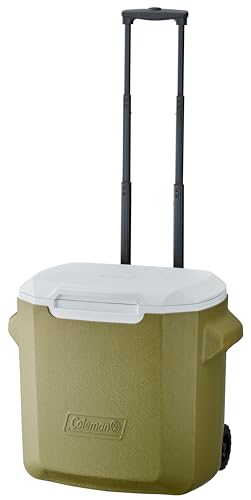 Coleman(コールマン) ホイールクーラー/28QT(オリーブ) 26L 保冷力約2日 キャリー キャンプ アウトドア 釣り お花見 部活 強力保冷 頑丈 暑さ対策 画像1