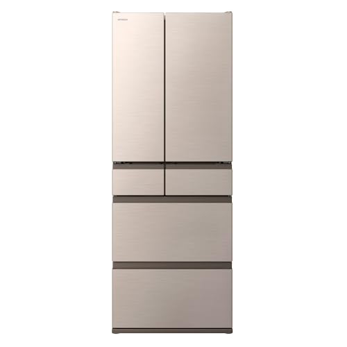 冷蔵庫 6ドア 617L フレンチドア 観音開き HWタイプ 幅68.5cm ライトゴールド 日立 R-HW62V-N 1枚目 画像