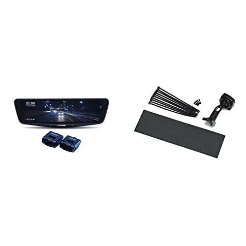アルパイン ドライブレコーダー搭載 10インチデジタルミラー(純正ミラー交換タイプ/車内リアカメラ) DVR-DM1000A-IC + ヤリスクロス(2020.8-現在) KTX-M01-YSC-10 取付キット 画像1
