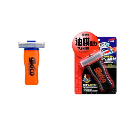 【セット買い】ソフト99(SOFT99) glaco(ガラコ) 撥水剤 ぬりぬりガラコDX 自動車用フロントガラス・窓ガラス及びミラー(ガラス製)の撥水用 04957 + ガラスクリーナー ガラコぬりぬりコンパウンド ガラス面の汚れ・油膜・ガラスコーティング剤の除去 04101 1枚目 画像