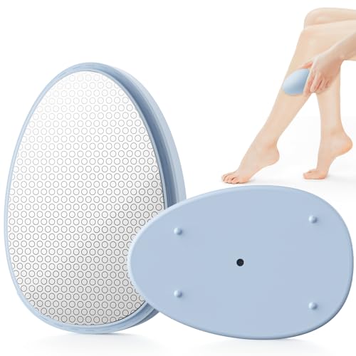 脱毛器 擦るだけ『業界注目！痛くない次世代モデル』 無痛脱毛器 角質除去 ナノガラス 物理脱毛 手のひらサイズ 軽量 男女兼用 操作簡単 痛みゼロ 初心者向け 家庭用 自宅 出張 旅行 ギフトにも最適 日本語取説書付き オシャレ （Blue） 画像1