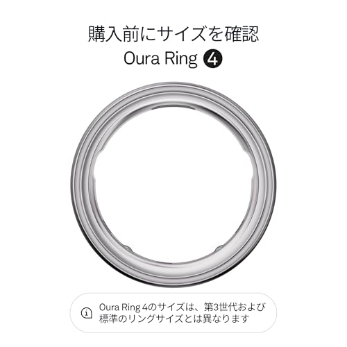 Oura Ring 第4世代 – シルバー – サイズ9 – スマートリング|まずはサイズ確認:専用サイズキット対応|睡眠・心拍・フィットネスを計測|最長8日間バッテリー持続 最後 画像