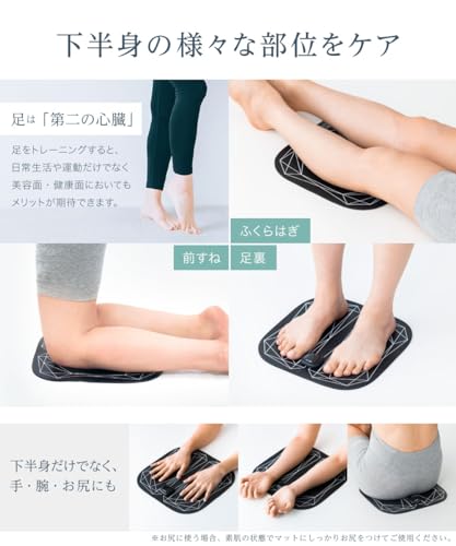 NIPLUX LEG FIT 【新登場】 足裏 EMS フットマット 足 フット 足ツボ 足裏ケア ニップラックス 日創プラス 最後 画像