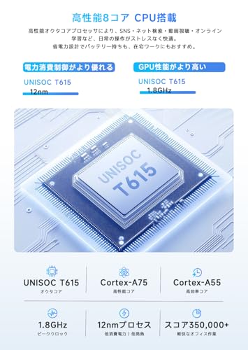 【国内正規品】PHILIPS Android15 タブレット 10インチ wi-fiモデル 8コアCPU 12GB RAM+128GB ROM+1TB拡張 6000mAh大容量バッテリー Type-C充電 WidevineL1 Netflix対応 Bluetooth5.0/顔認証/GPS/2.4G&5GWi-Fi/分割画面/無線投影/学習・ビジネス・子供対応 日本語説明書 軽量 (グレー) 中間 画像