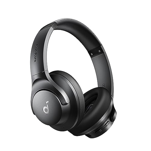 Anker Soundcore Q20i（Bluetooth 5.0 ワイヤレス ヘッドホン）ハイブリッドアクティブノイズキャンセリング/ハイレゾ対応（有線） / 外音取り込みモード/重低音 / 最大60時間長時間音楽再生 / サウンドカスタマイズ可能/専用アプリ対応 ブラック 画像1