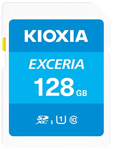 KIOXIA(キオクシア)【日本製】SDカード 128GB SDXC UHS-I Class10 読出速度100MB/s 国内正規品 メーカー保証5年 KLNEA128G 画像1