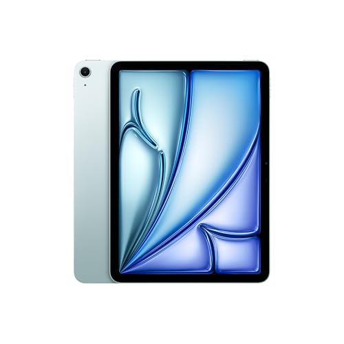 Apple 11 インチ iPad Air (M3): Apple Intelligence のために設計、Liquid Retina ディスプレイ、128GB、12MP フロント/バックカメラ、Wi-Fi 6E、 Touch ID、一日中使えるバッテリー - ブルー 画像1