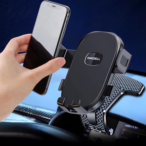 ‎ANKDELL クリップ式 車載 スマホ ホルダー 【令和7年NEWモデル】 車 スマホスタンド 360度回転 適切な角度に調整 安定性拔群 取り付け簡単 転落防止 防振 互換性が高い カー用品 4～7.2インチ全機種対応 日本語説明書付き（ブラック） 画像1