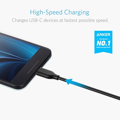 Anker USB Type C ケーブル PowerLine USB-C & USB-A 3.0 ケーブル iPhone 16 / 15 / Oculus link/Galaxy/iPad Pro/iPad Air/MacBook/MacBook Air/Xperia その他Android各種、USB-C機器対応 3.0m ブラック 最後 画像