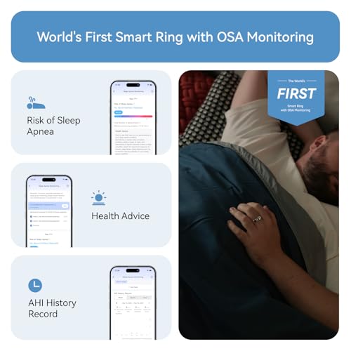 RingConn Gen 2 スマートリング|アプリ購読不要、まずサイジングキットでサイズ確認、バッテリー持続最長12日、睡眠・心拍・ストレス・女性の健康管理・フィットネス追跡、Android & iOS対応(シルバー、サイズ10) 中間 画像