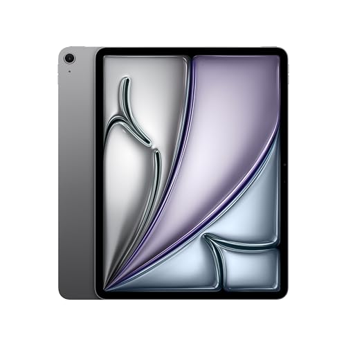 Apple 2024 13 インチiPad Air (M2): Liquid Retina ディスプレイ、128GB、横向きの 12MP フロントカメラ/12MP バックカメラ、Wi-Fi 6E、Touch ID、一日中使えるバッテリー - スペースグレイ 画像1