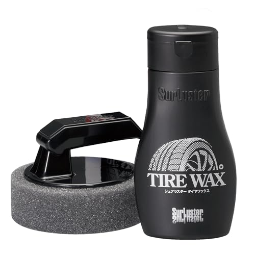 SurLuster(シュアラスター) タイヤワックス 200ml 水性 塗りこみ タイヤの艶出し 保護 ひび割れ防止 シリコーンオイル 乳液タイプ スポンジ付き 中性 T-81 画像1