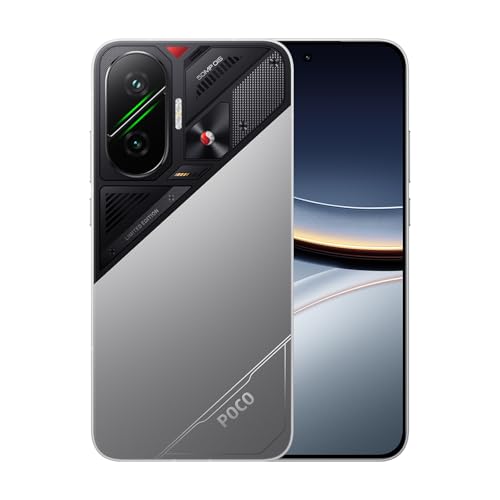 Xiaomi POCO F7 12GB+256GB 日本語版 Simフリー スマートフォン Snapdragon 8s Gen 4を搭載 6500mAh 6.83インチ 高精細ディスプレイ 90Wハイパーチャージ docomo/au/SoftBank/Rakuten Mobile 回線対応 シルバー 画像1