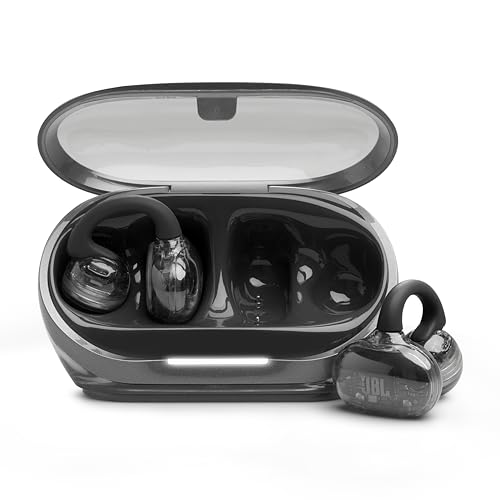 JBL Soundgear Clips 完全ワイヤレスイヤホン/オープンイヤー/イヤーカフ/低音ブースト/急速充電対応/マルチポイント/IP54防塵防水/音漏れ軽減/Bluetooth5.4/ブラック/JBLSNDGEARCLBLK 画像1