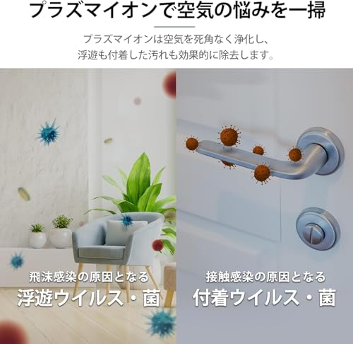 Levoit (レボイト) 空気清浄機 18畳 小型 卓上 省エネ 脱臭 カビ取り プラズマイオン コンパクト ハウスダスト ほこり 集じん ペット スマホ対応 2in1浄化 花粉 Core 200S ホワイト 中間 画像
