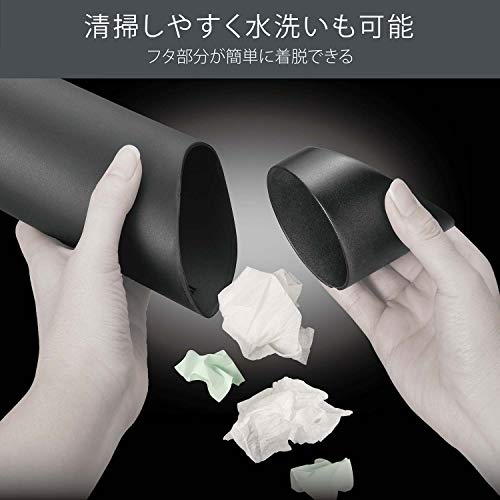 カーメイト(CARMATE)【Webルート専売品】カーメイト 車用 ドアポケット 設置可能 ボトル型 ソフトゴミ箱 スラッシュボトル S ブラック シボ調 DZ541 中間 画像