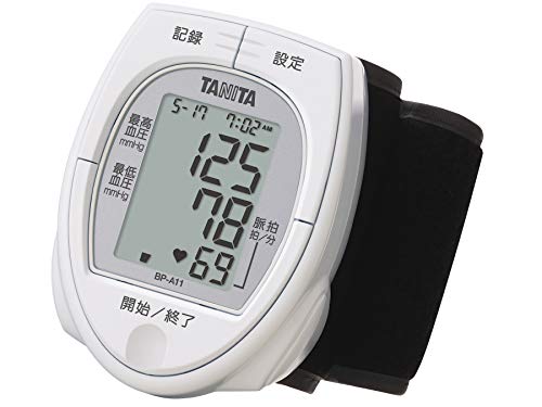タニタ 手首式血圧計 ホワイト BP-A11 画像1