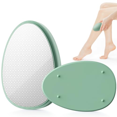 脱毛器 擦るだけ『業界注目!痛くない次世代モデル』 無痛脱毛器 角質除去 ナノガラス 物理脱毛 手のひらサイズ 軽量 男女兼用 操作簡単 痛みゼロ 初心者向け 家庭用 自宅 出張 旅行 ギフトにも最適 日本語取説書付き オシャレ(Green) 1枚目 画像