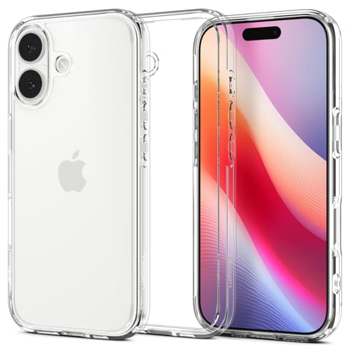 Spigen 【創業18年の技術力】 iPhone 17 ケース 米軍MIL規格 クリア 透明 ストラップホール バンパー 耐衝撃 ウルトラ・ハイブリッド (クリスタル・クリア) ACS10080 1枚目 画像