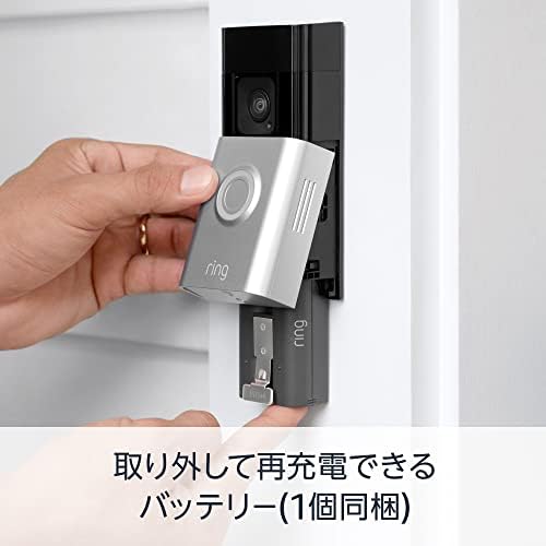 Ring ワイヤレス カメラ付きドアベル 中間 画像