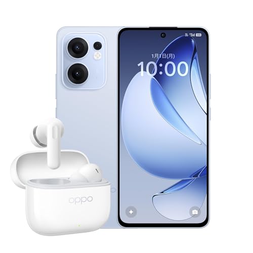 【発売記念BOX Enco Buds3 Proセット】 OPPO Reno13 A アイスブルー【日本正規代理店品】SIMフリー 画像1