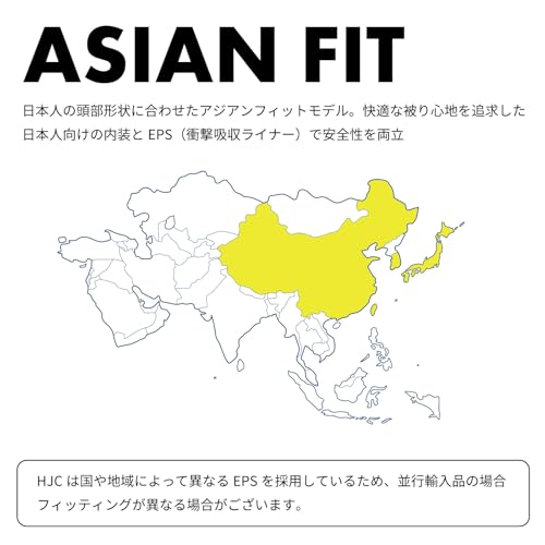 HJC HELMETS(エイチジェイシーヘルメット) バイク用 ヘルメット フルフェイス ベンチレーション 内装着脱 C10 ソリッド HJH232 SEMI FLAT BLACK L (58 - 59cm) 中間 画像