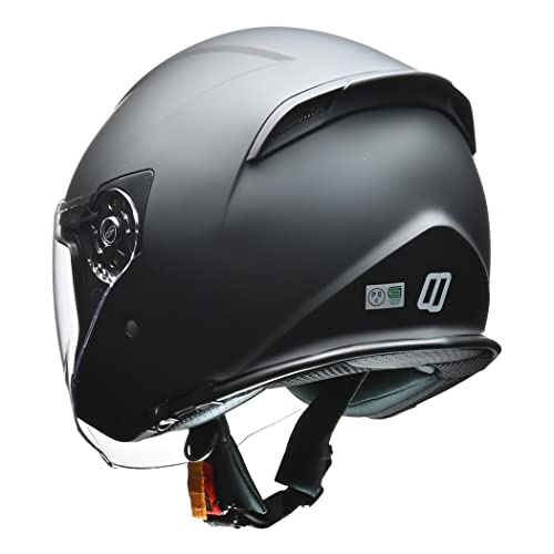 リード工業(LEAD) バイク用 インナーシールド付き ジェットヘルメット FLX マットブラック LLサイズ (61-62cm未満) 中間 画像