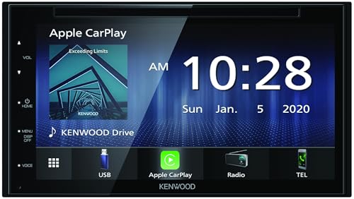 ケンウッド(Kenwood) ステリモ対応ディスプレイオーディオ 7インチ DDX5020SR DVD/CD/USB/Bluetooth/Apple CarPlay/Android Auto対応 スマートフォン連携 KENWOOD 画像1