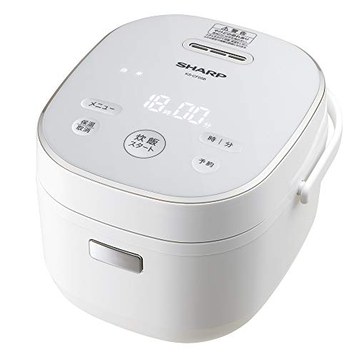 シャープ 炊飯器 KS-CF05B-W 3合 一人暮らし マイコン パン調理機能 ホワイト 画像1