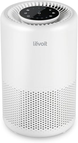 Levoit (レボイト) 空気清浄機 18畳 小型 卓上 省エネ 脱臭 カビ取り プラズマイオン コンパクト ハウスダスト ほこり 集じん ペット スマホ対応 2in1浄化 花粉 Core 200S ホワイト 画像1