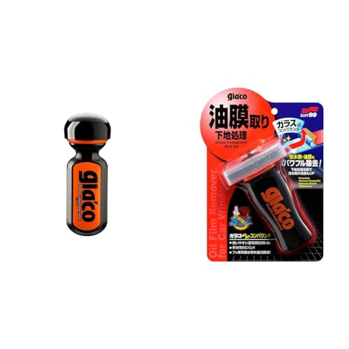 【セット買い】ソフト99(SOFT99) glaco(ガラコ) 撥水剤 超ガラコ 70ml 自動車用フロントガラス・窓ガラス及びミラー(ガラス製)の撥水用 04146 + ソフト99(SOFT99) glaco(ガラコ) ガラスクリーナー ガラコぬりぬりコンパウンド ガラス面の汚れ・油膜・ガラスコーティング剤の除去 04101 画像1