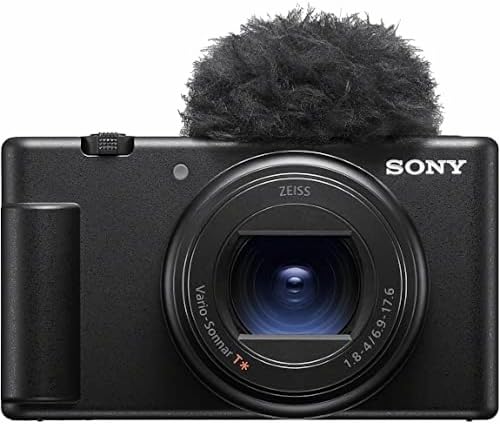 SONY(ソニー) コンパクトデジタルカメラ VLOGCAM Vlog用カメラ ZV-1II ボディ ウィンドスクリーン付属 18-50mm F1.8-4.0 ズームレンズ ブラック ZV-1M2 B 画像1