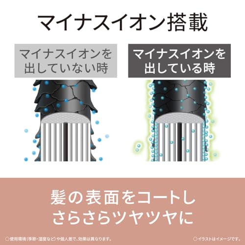 【2024年発売】パナソニック くるくるドライヤー イオニティ マイナスイオン 白 EH-KE2L-W 中間 画像