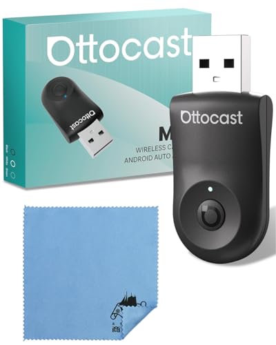 【正規品】オットキャスト Mini OTTOCAST Mini オット キャスト ワイヤレスCarPlay&Android Autoアダプター ワイヤレス化 無線化 純正有線CarPlay/Android Auto【国内正規代理店/国内サポート】 (CA505-T) 画像1