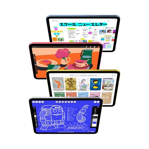 Apple 11 インチ iPad (A16): 11 インチモデル、Liquid Retina ディスプレイ、128GB、Wi-Fi 6、12MP フロント/12MP バックカメラ、Touch ID、一日中使えるバ ッテリー - ブルー 最後 画像