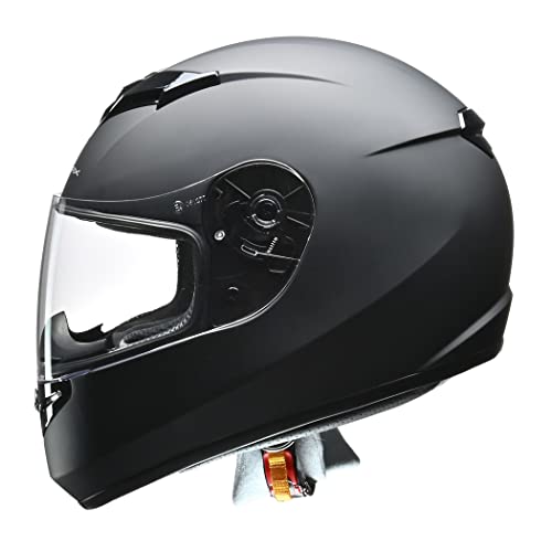 リード工業(LEAD) バイクヘルメット フルフェイス STRAX マットブラック Mサイズ(57-58cm未満) SF-12 最後 画像