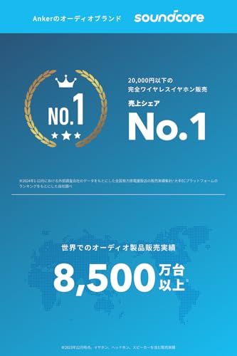 Anker Soundcore P40i (Bluetooth 5.3) 【完全ワイヤレスイヤホン/ウルトラノイズキャンセリング 2.0 / マルチポイント接続 / 最大60時間再生 / PSE技術基準適合】ブラック 最後 画像