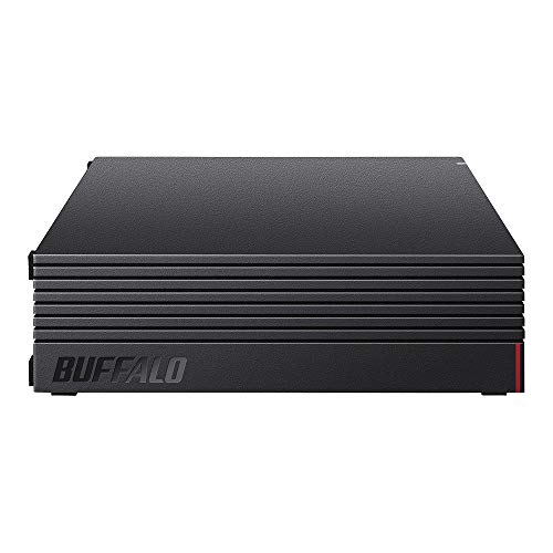 【Amazon.co.jp限定】バッファロー 外付けハードディスク 8TB テレビ録画/PC/PS4/4K対応 静音&コンパクト 日本製 故障予測 みまもり合図 HD-AD8U3 画像1